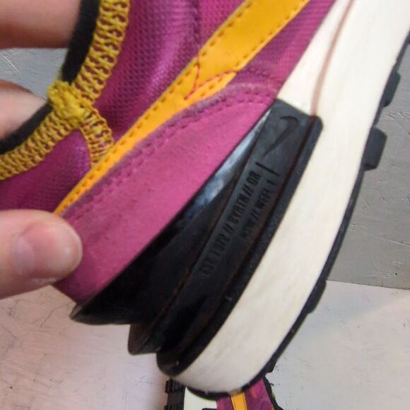 Nike Waffle 1 Active Fuschia Black Sneakers Shoes Women's 7 Run Walk Comfort - Picture 7 of 9